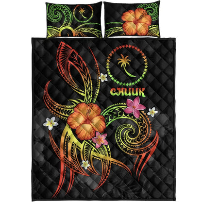 Chuuk Polynesian Quilt Bed Set - Legend of Chuuk (Reggae)