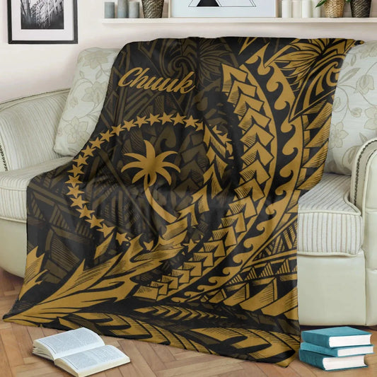 Chuuk Premium Blanket - Wings style