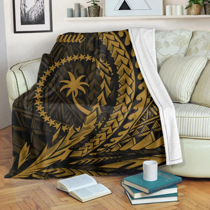 Chuuk Premium Blanket - Wings style