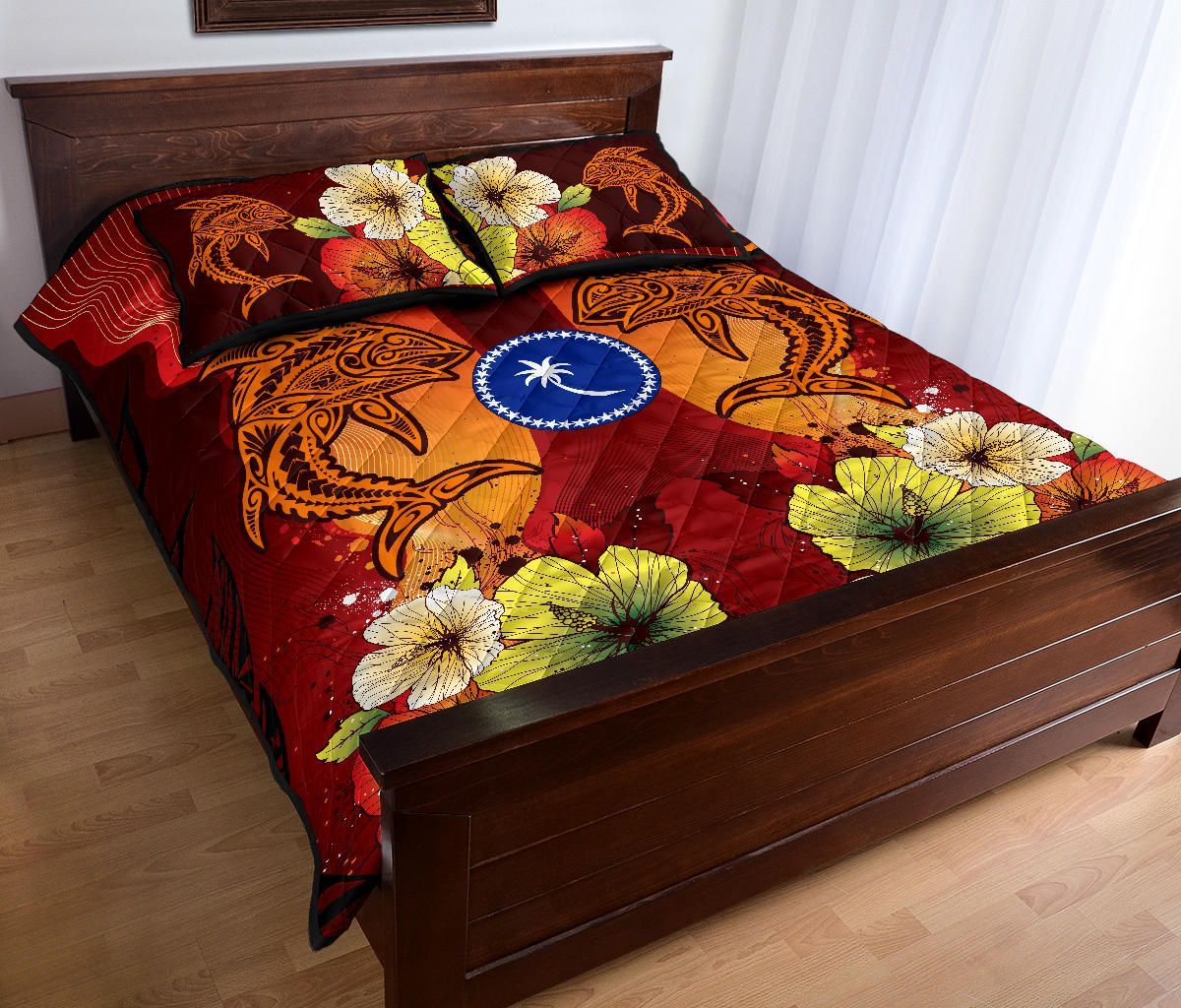 Chuuk Quilt Bed Sets - Tribal Tuna Fish