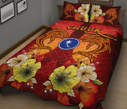 Chuuk Quilt Bed Sets - Tribal Tuna Fish