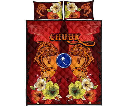 Chuuk Quilt Bed Sets - Tribal Tuna Fish