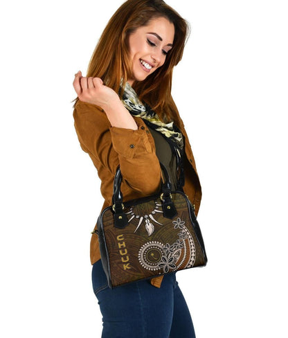 Chuuk Shoulder Handbag - Polynesian Boar Tusk