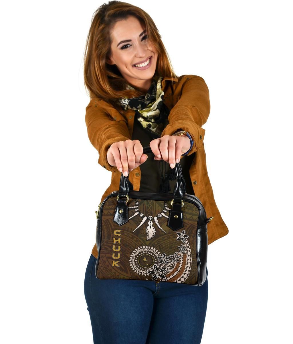 Chuuk Shoulder Handbag - Polynesian Boar Tusk