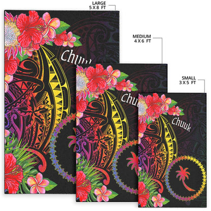 Chuuk State Area Rug - Tropical Hippie Style