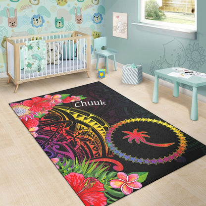 Chuuk State Area Rug - Tropical Hippie Style