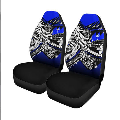 Chuuk State Car Seat Cover - The Flow OF Ocean Blue Color