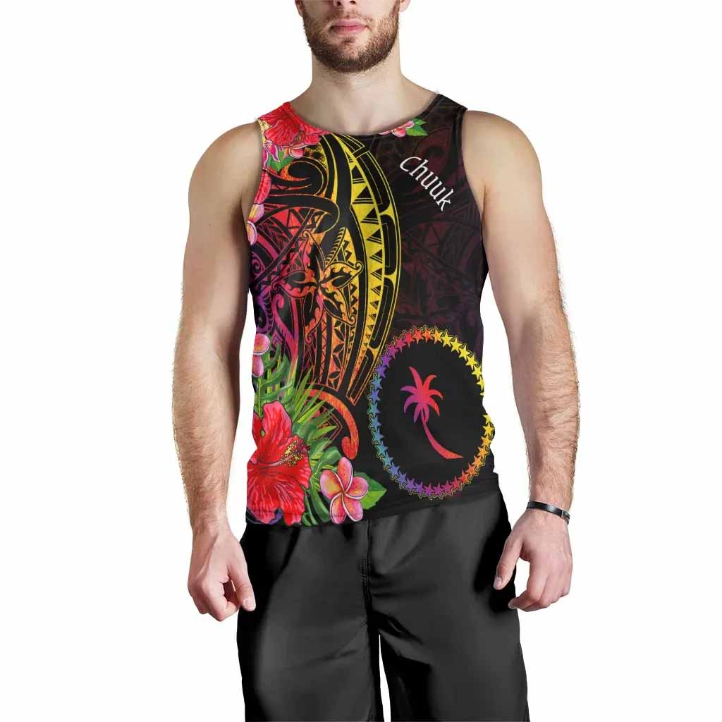 Chuuk State Men Tank Top - Tropical Hippie Style