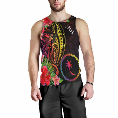 Chuuk State Men Tank Top - Tropical Hippie Style