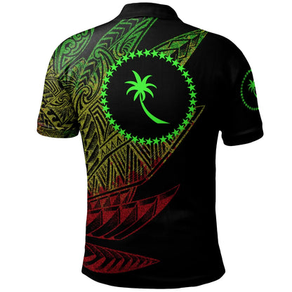 Chuuk State Polo Shirt - Legends Are Born In Reggae Color