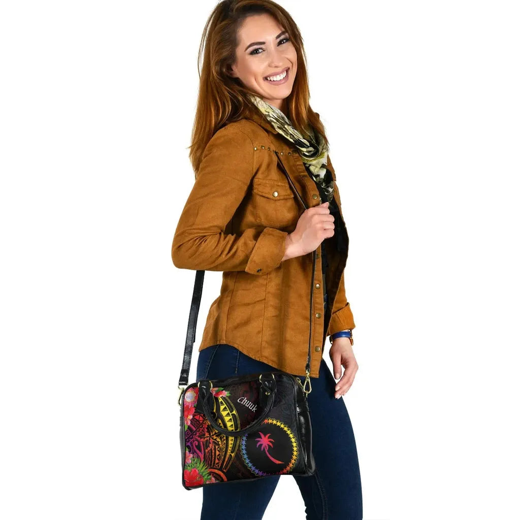 Chuuk State Shoulder Handbag - Tropical Hippie Style