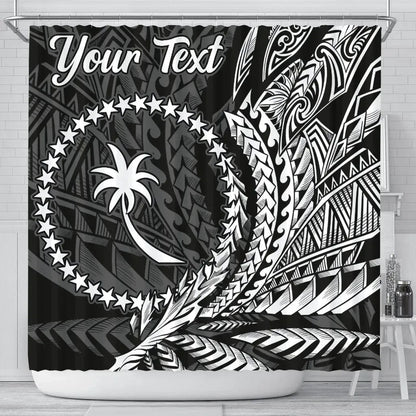 Chuuk State Shower Curtains - Custom Personalised Wings Style