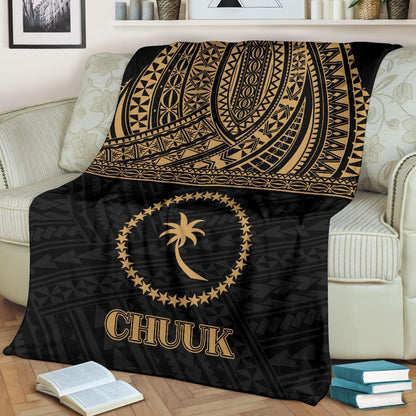 Chuuk States Premium Blanket - Gold Style