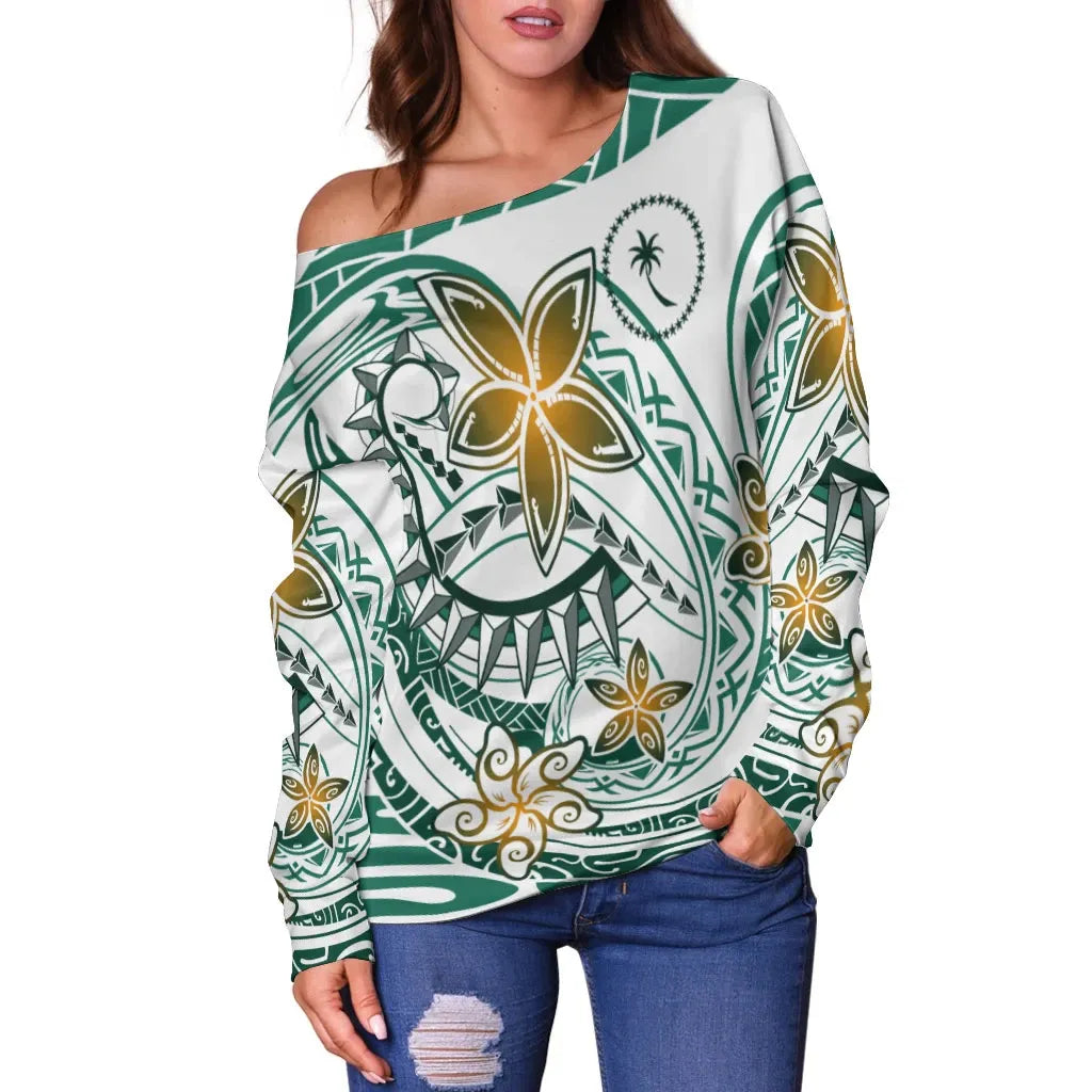 Chuuk Women Off Shoulder Sweaters - Spring Style
