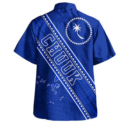 Chuuk State Hawaiian Shirt Flag And Coat Of Arms
