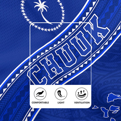Chuuk State Rugby Jersey Flag And Coat Of Arms