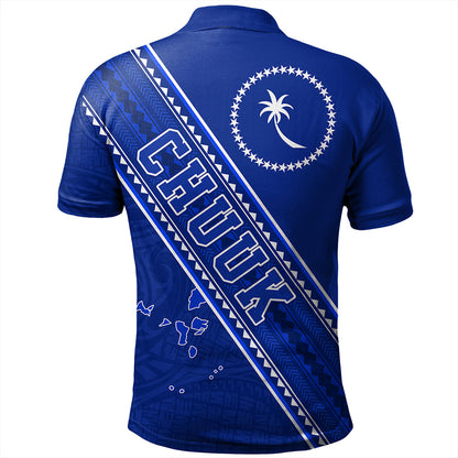 Chuuk State Polo Shirt Flag And Coat Of Arms