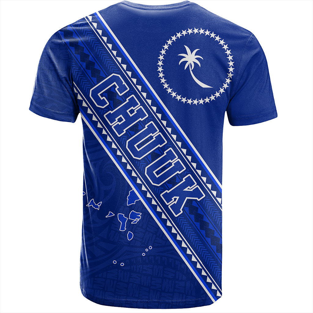 Chuuk State T-Shirt Flag And Coat Of Arms