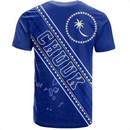 Chuuk State T-Shirt Flag And Coat Of Arms