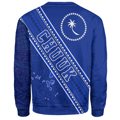 Chuuk State Sweatshirt Flag And Coat Of Arms