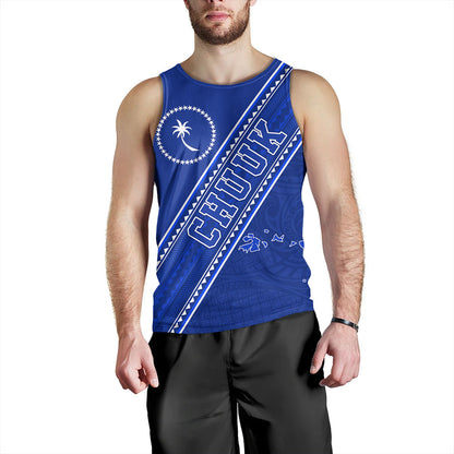 Chuuk State Tank Top Flag And Coat Of Arms