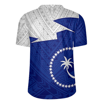 Chuuk State Rugby Jersey Polynesian Tattoo Flag And Coat Of Arms