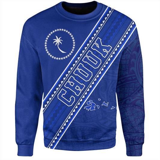 Chuuk State Sweatshirt Flag And Coat Of Arms