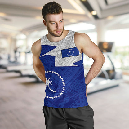Chuuk State Tank Top Polynesian Tattoo Flag And Coat Of Arms