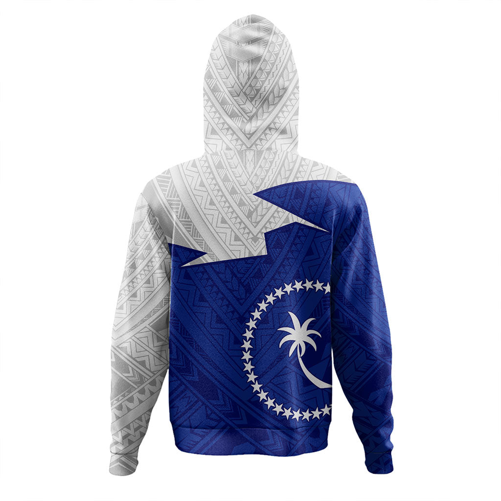 Chuuk State Hoodie Polynesian Tattoo Flag And Coat Of Arms