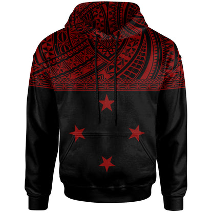 Chuuk States All Over Hoodie - Red Version