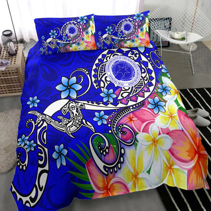 CNMI Bedding Set - Turtle Plumeria (Blue)
