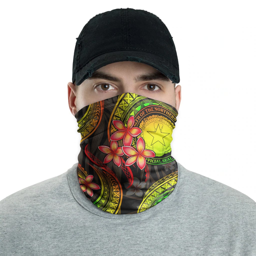 CNMI Neck Gaiter - Plumeria Reggae
