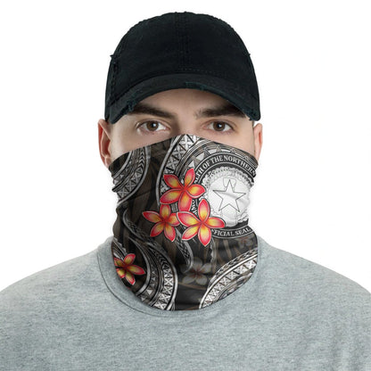 CNMI Neck Gaiter - Plumeria White