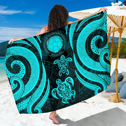 CNMI Sarong - Tentacle Turtle Turquoise