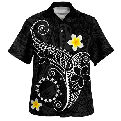 Cook Islands Hawaiian Shirt Polynesia Floral Tribal