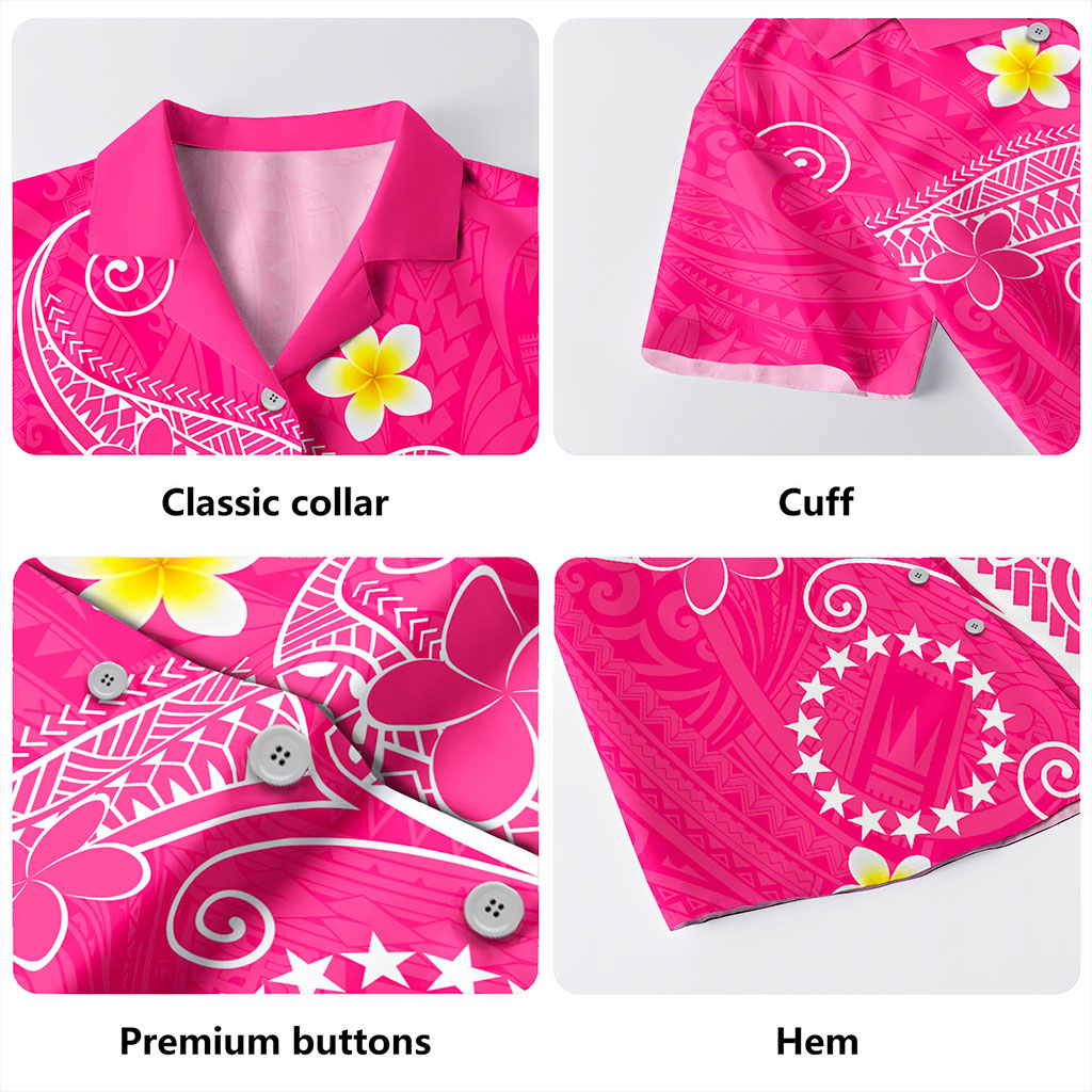 Cook Islands Hawaiian Shirt Polynesia Floral Tribal Ver.1
