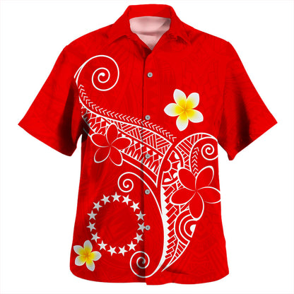Cook Islands Hawaiian Shirt Polynesia Floral Tribal Ver.1