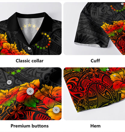 Cook Islands Hawaiian Shirt Style Tropical