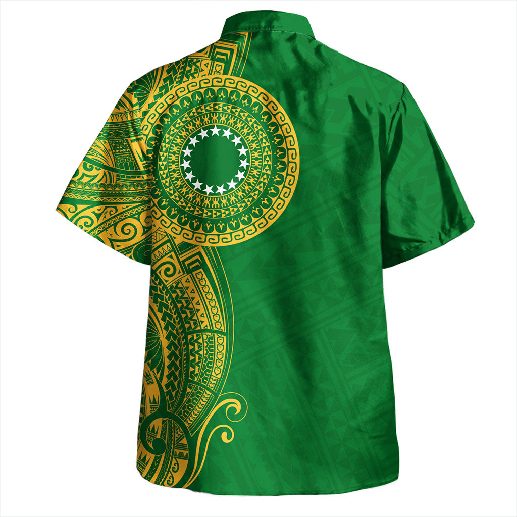 Cook Islands Hawaiian Shirt Tribal Tattoo Circle
