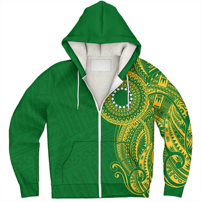 Cook Islands Sherpa Hoodie Tribal Tattoo Circle