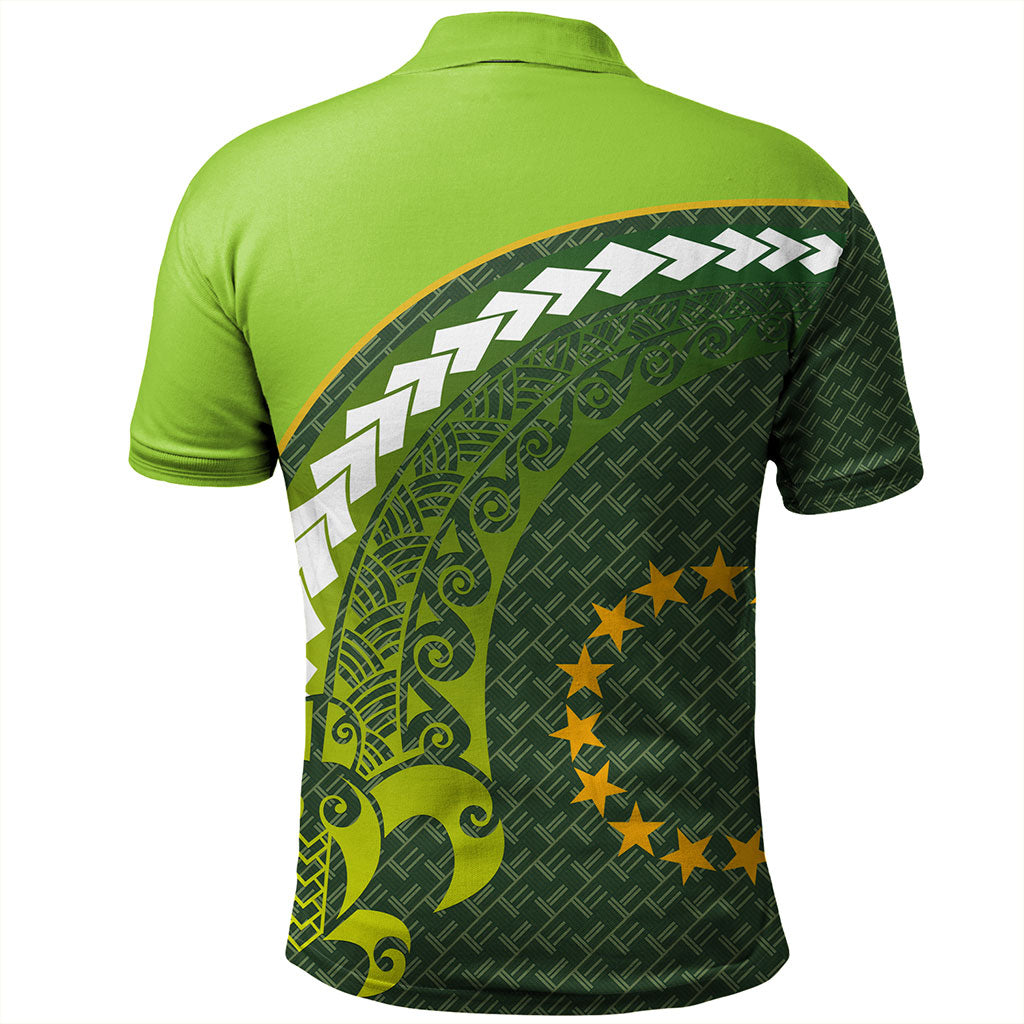 Cook Islands Polo Shirt Turtle Tattoo Tribal