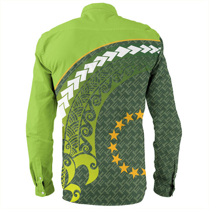 Cook Islands Long Sleeve Shirt Turtle Tattoo Tribal