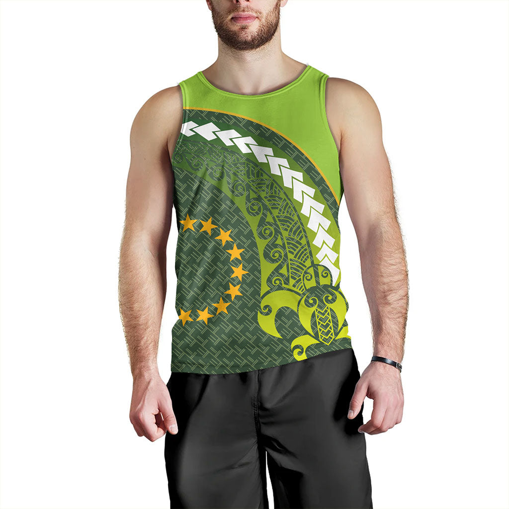 Cook Islands Tank Top Turtle Tattoo Tribal
