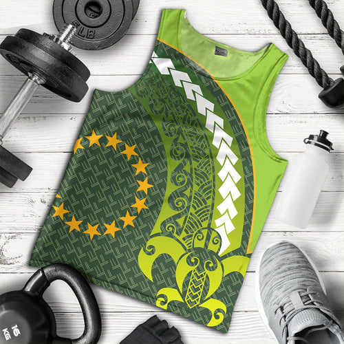 Cook Islands Tank Top Turtle Tattoo Tribal