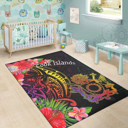 Cook Islandss Area Rug - Tropical Hippie Style