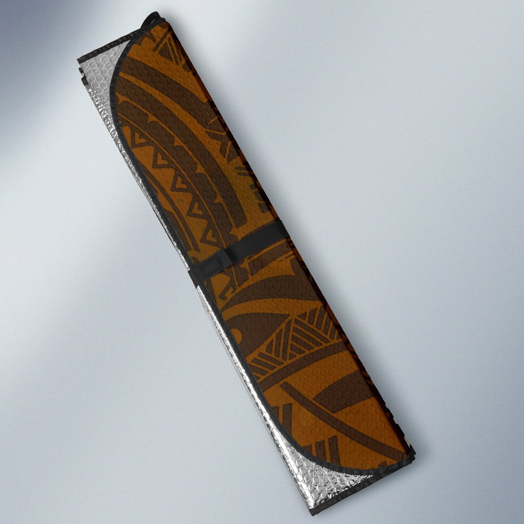 Cook Islands Auto Sun Shade - Polynesian Boar Tusk