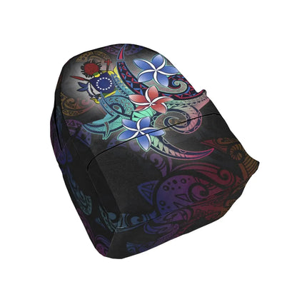Cook Islands Backpack - Plumeria Flowers Style