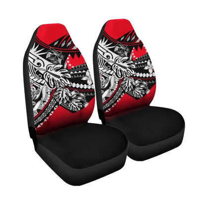 Cook Islands Car Seat Cover - Tribal Jungle Pattern