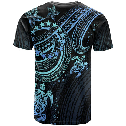 Cook islands Custom Personalised T-shirt - Blue Turtle