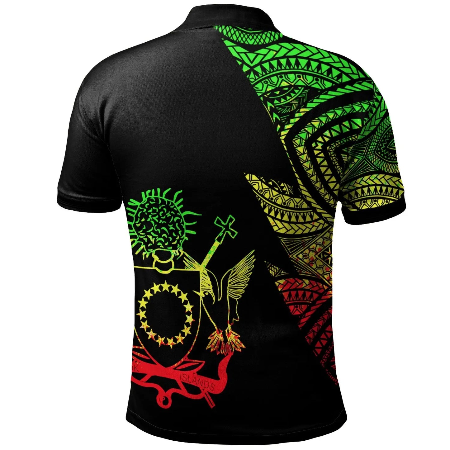 Cook Islands Custom Personalized Polo Shirt - Flash Style Reggae